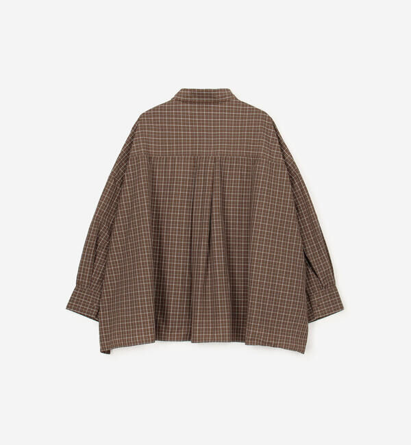 DANTON「DANTON | ナイロンタフタ レギュラーカラー長袖シャツ WOMEN」|シャツ・ブラウス|