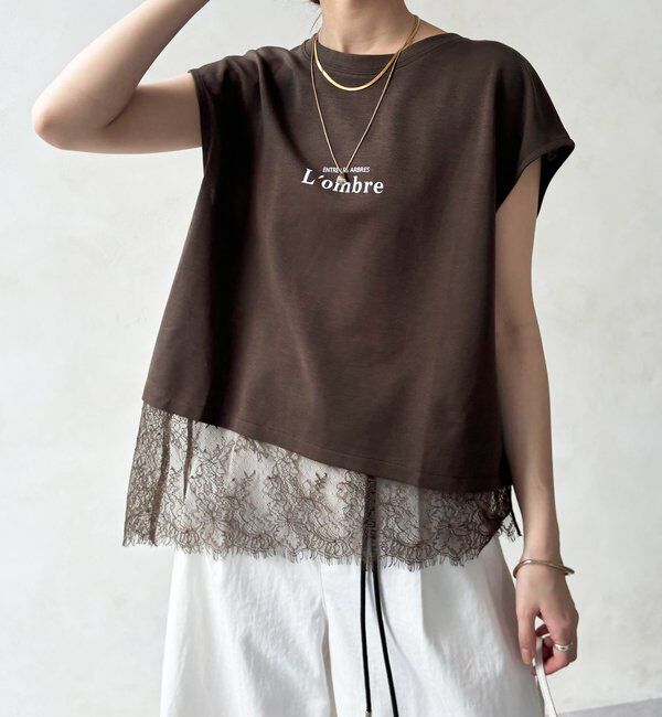  「【WEB限定】ヘムレースロゴTEE」|Tシャツ・カットソー|
