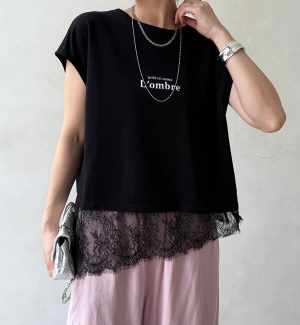  「【WEB限定】ヘムレースロゴTEE」|Tシャツ・カットソー|