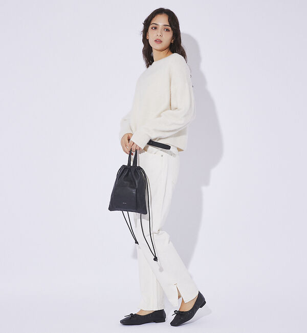 ABAHOUSE「【YArKA/ヤーカ】real leather drawstring shoul」|ショルダー・メッセンジャー|