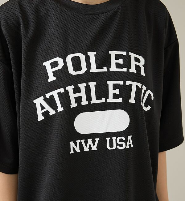 ABAHOUSE「【POLeR/ポーラー】ATHLETIC ロゴTシャツ / 61MCV0036」|Tシャツ・カットソー|