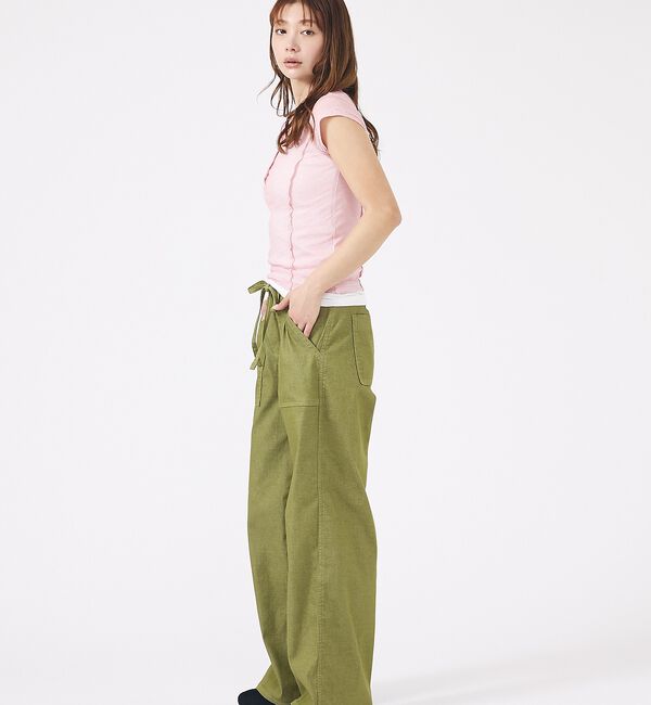 Rouge vif「【MILLER/ミラー】Light Prib Henly S/S Tee / ラ」|Tシャツ・カットソー|