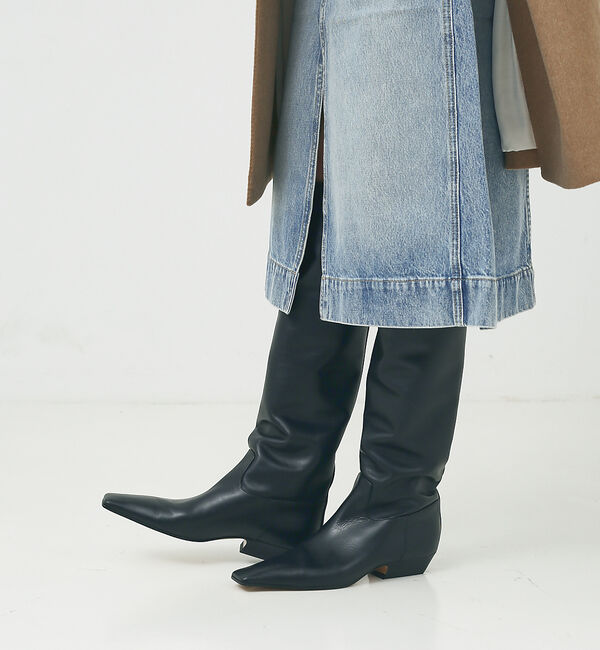 The Store by C' 「【KHAITE】MARFA KNEE HIGH BOOT」|ショートブーツ|