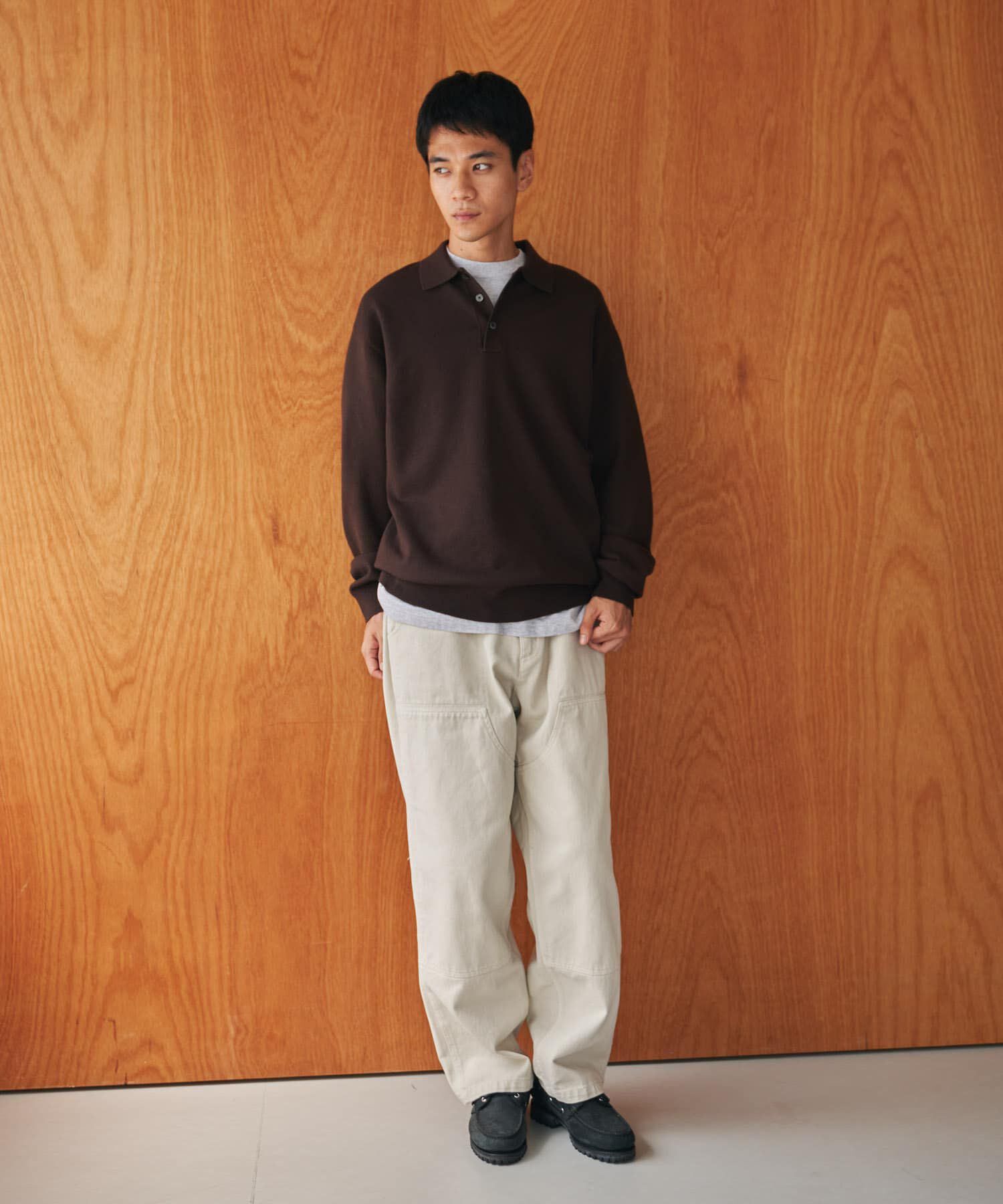 URBAN RESEARCH DOORS「『XLサイズ/WEB限定/仁村紗和さん着用』『UR TECH 200日ニット』 ポロシャツ」|ポロシャツ|