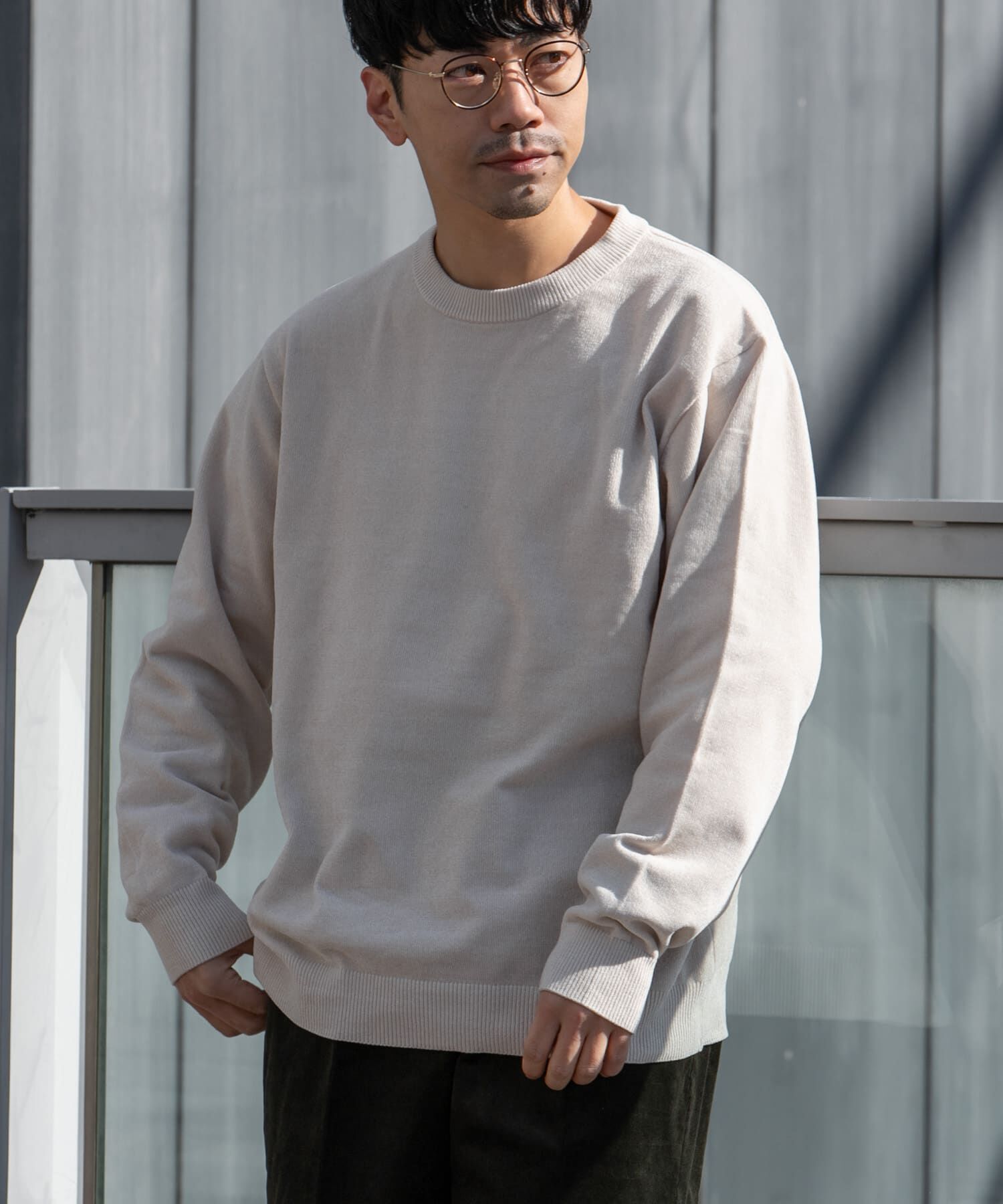 URBAN RESEARCH ROSSO「『XLサイズあり』モールクルーネックニット」|ニット・セーター|
