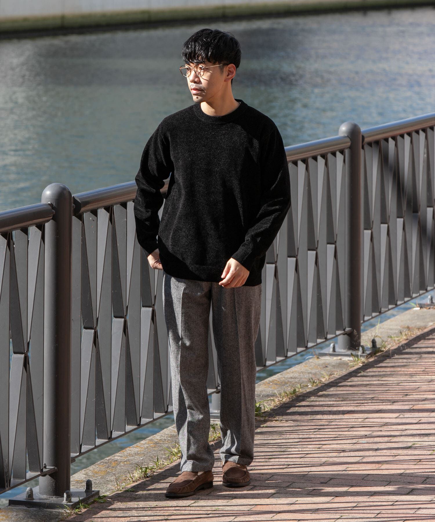 URBAN RESEARCH ROSSO「『XLサイズあり』モールクルーネックニット」|ニット・セーター|