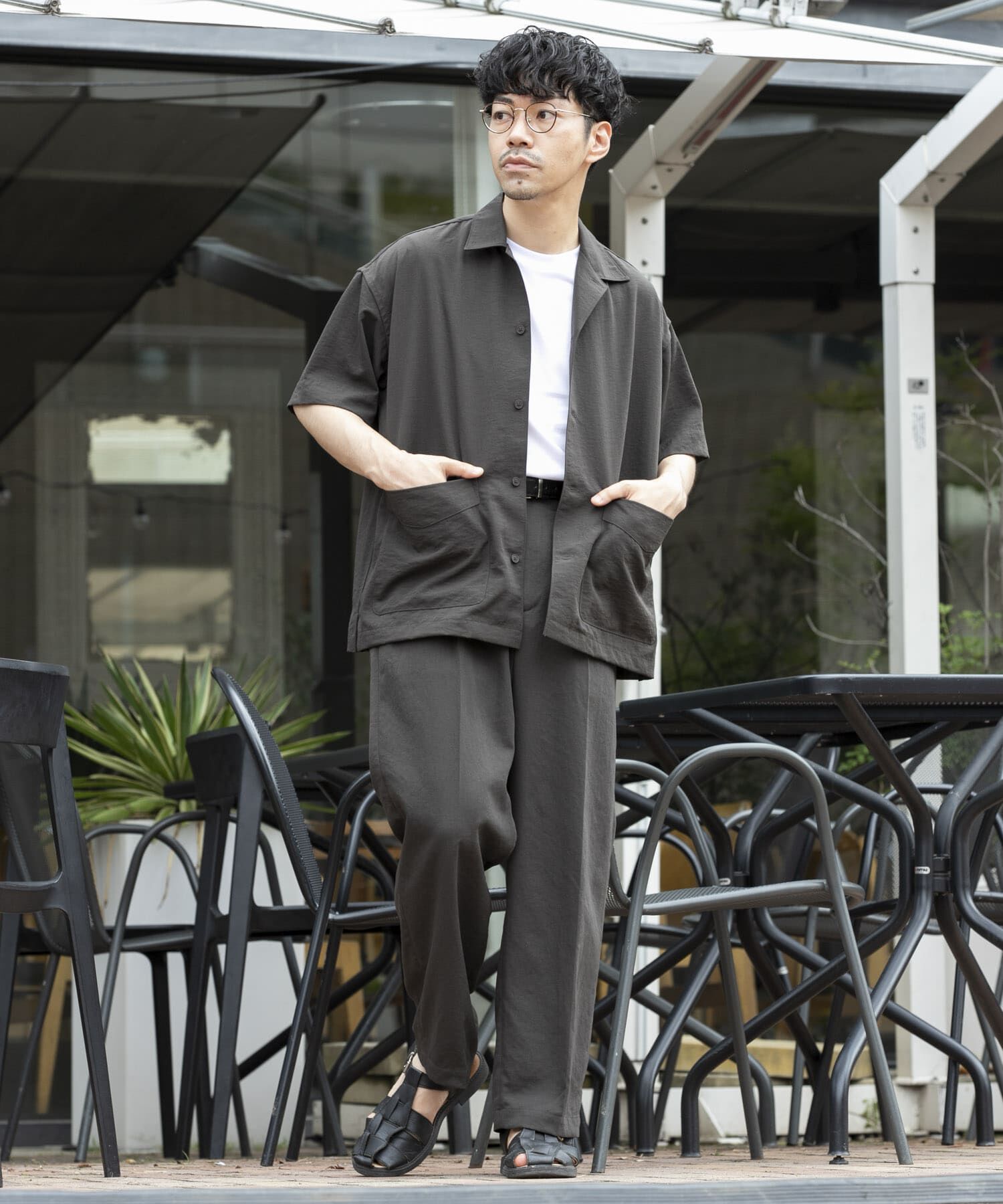 URBAN RESEARCH ROSSO「『セットアップ対応』『防シワ/速乾』ドライイージーワイドスラックス」|その他|