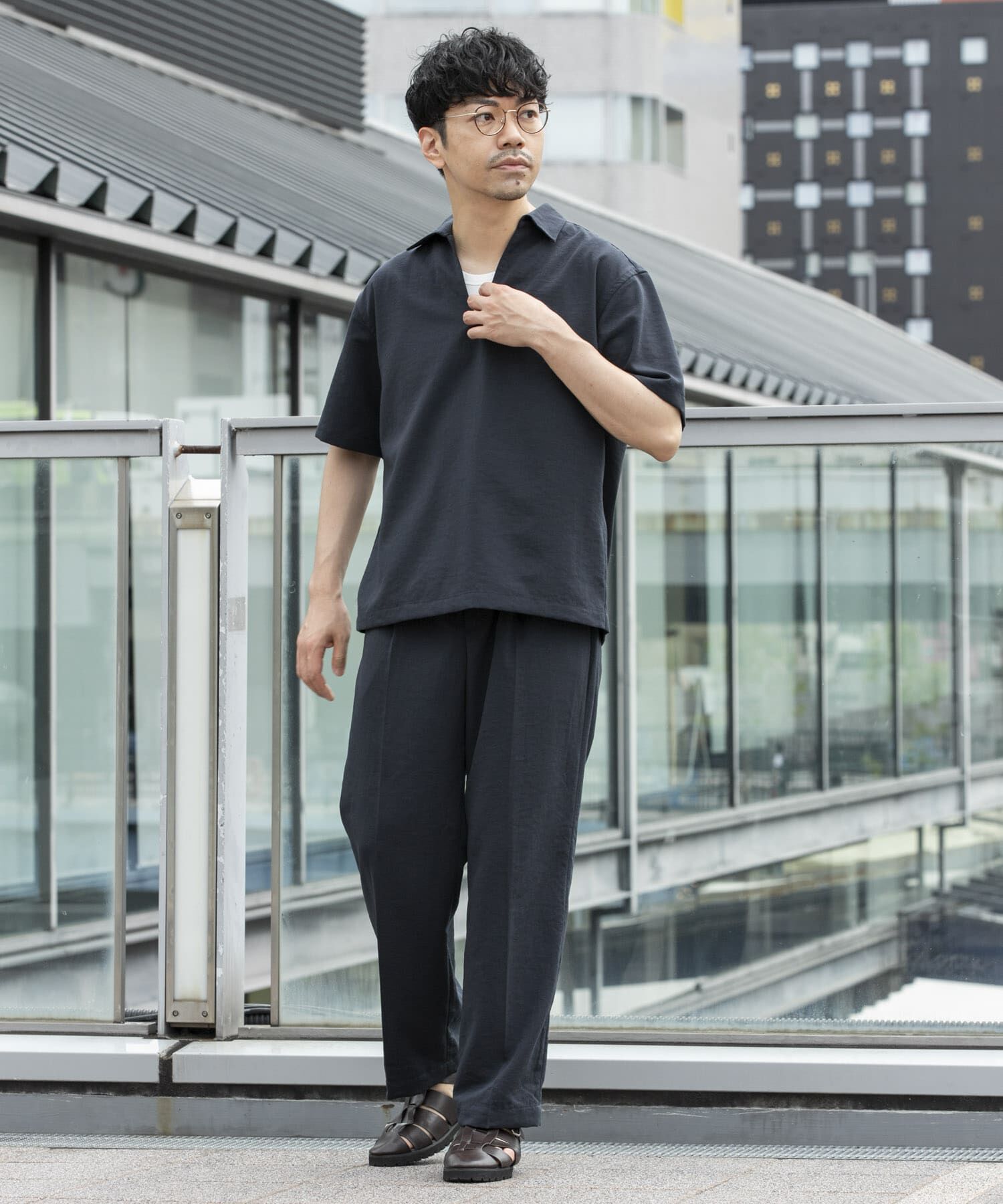 URBAN RESEARCH ROSSO「『セットアップ対応』『防シワ/速乾』ドライイージーワイドスラックス」|その他|