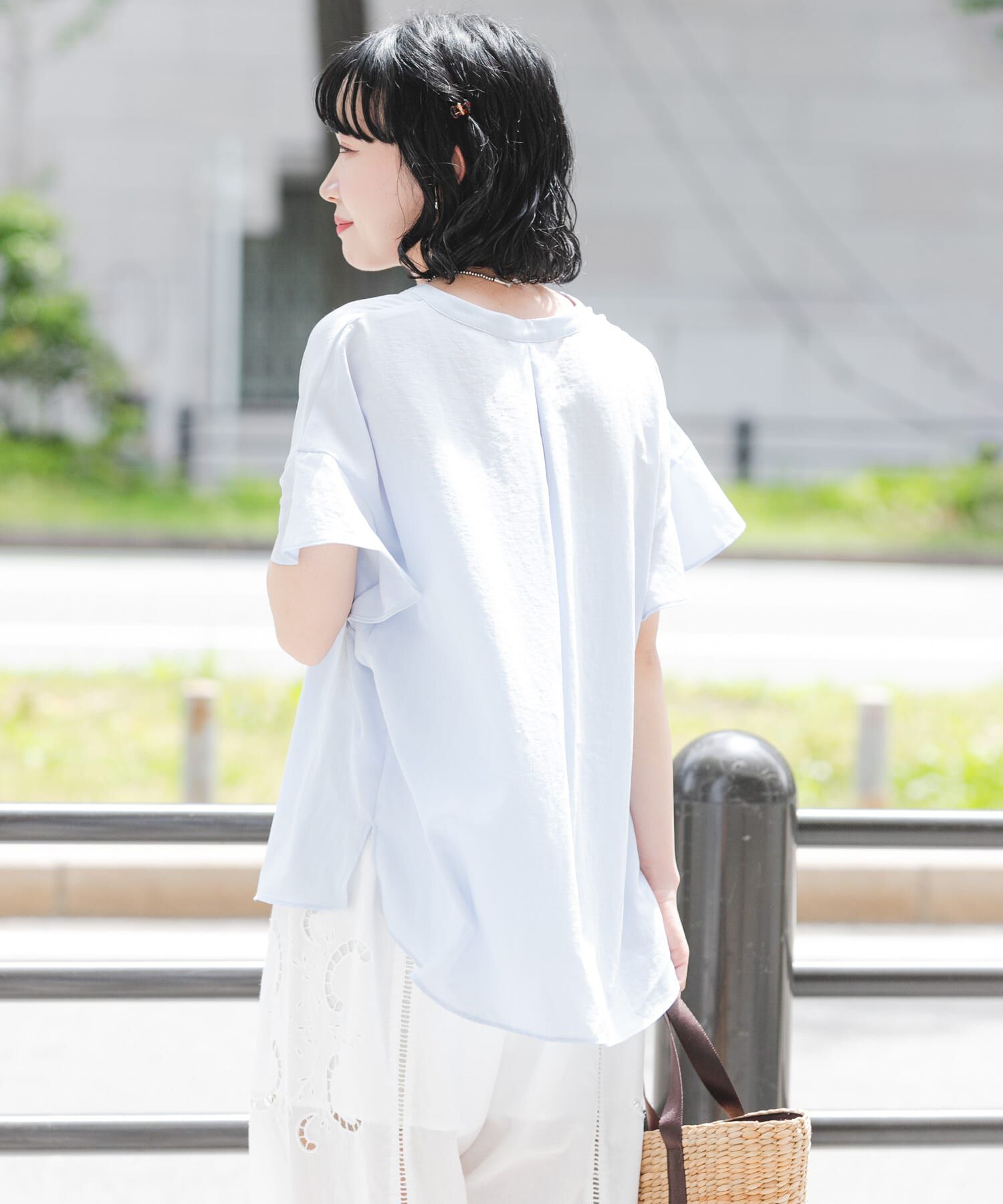 URBAN RESEARCH「フレンチスリーブスキッパーブラウス」|シャツ・ブラウス|