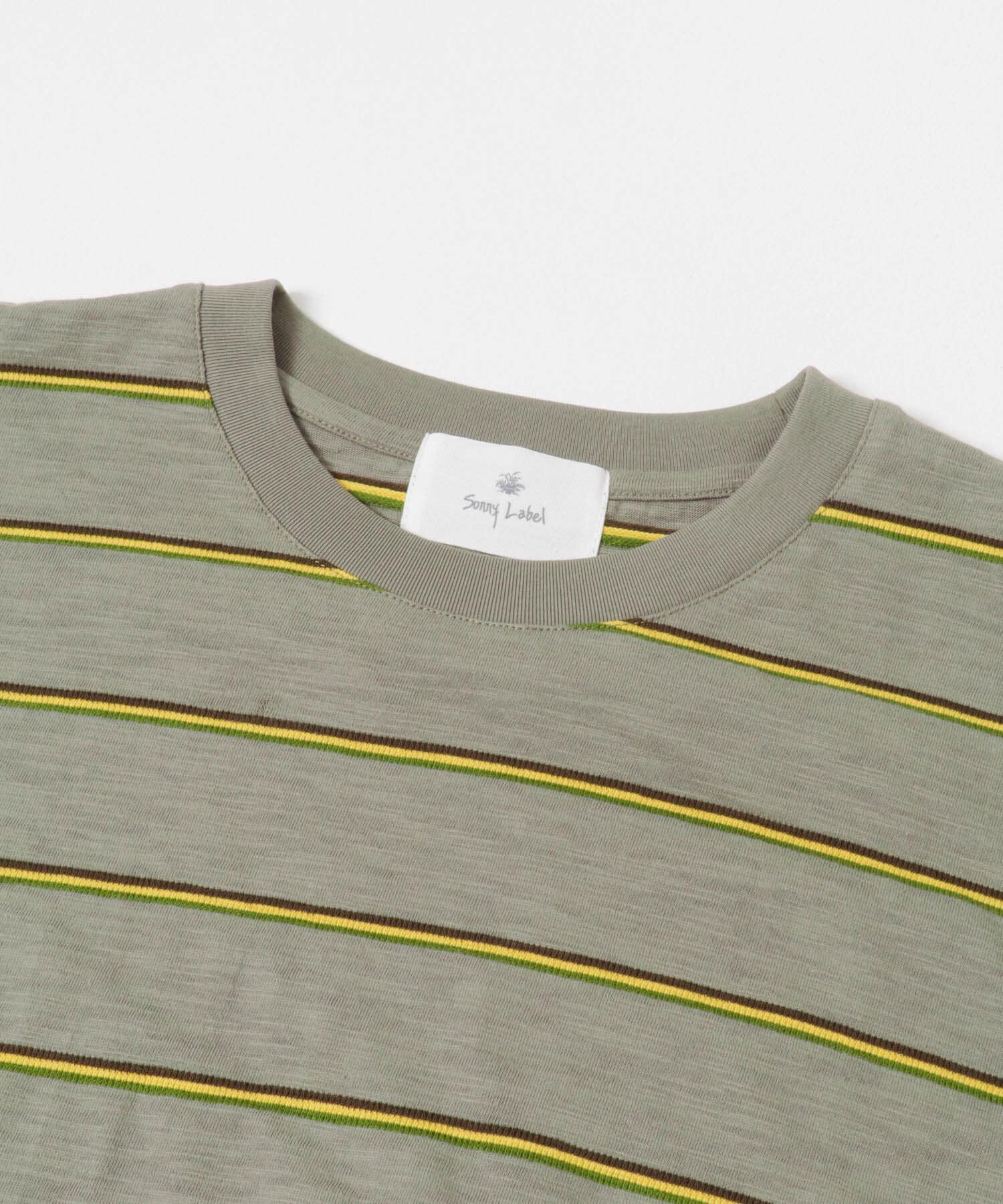 Sonny Label 「スラブ天竺ボーダーショートスリーブTシャツ」|Tシャツ・カットソー|