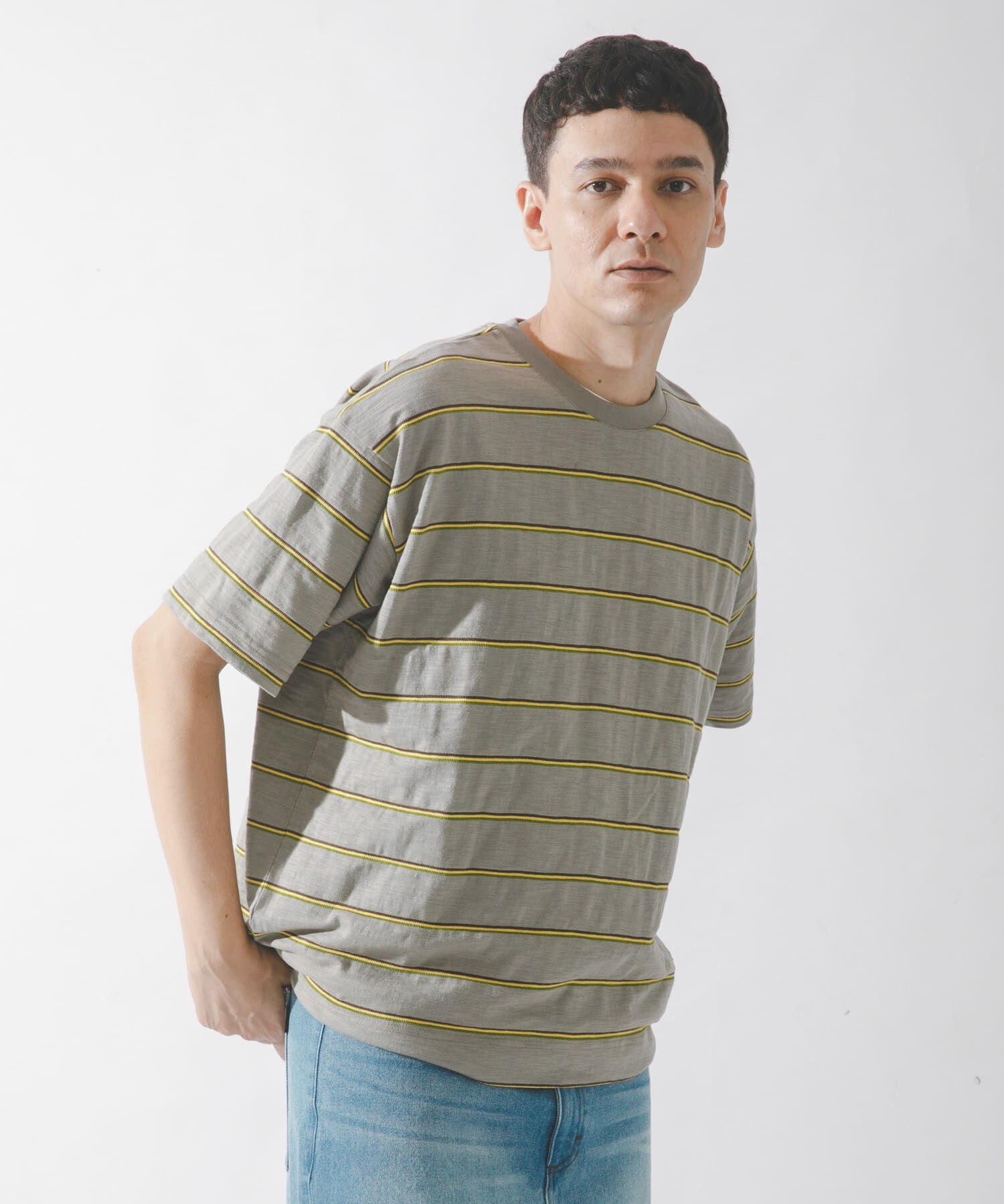 Sonny Label 「スラブ天竺ボーダーショートスリーブTシャツ」|Tシャツ・カットソー|