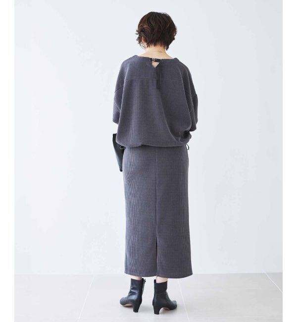 le.coeur blanc「カットコーデュロイプルオーバー&スカートセット」|その他|