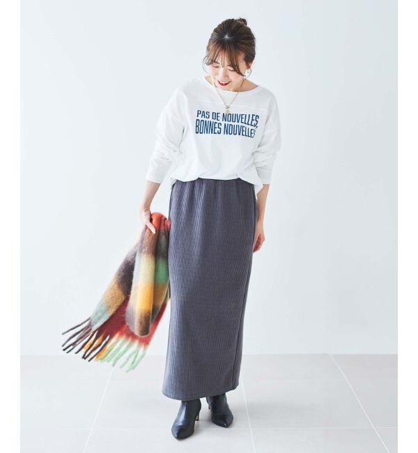 le.coeur blanc「カットコーデュロイプルオーバー&スカートセット」|その他|