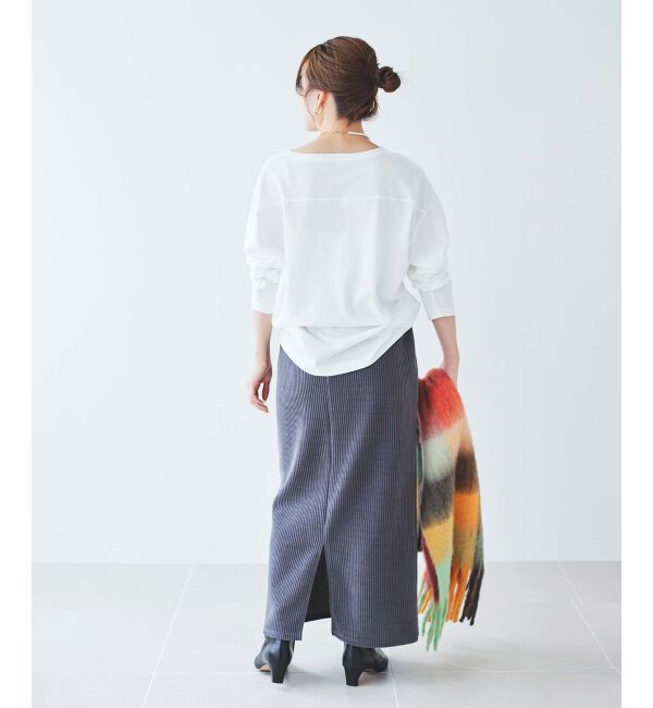 le.coeur blanc「カットコーデュロイプルオーバー&スカートセット」|その他|