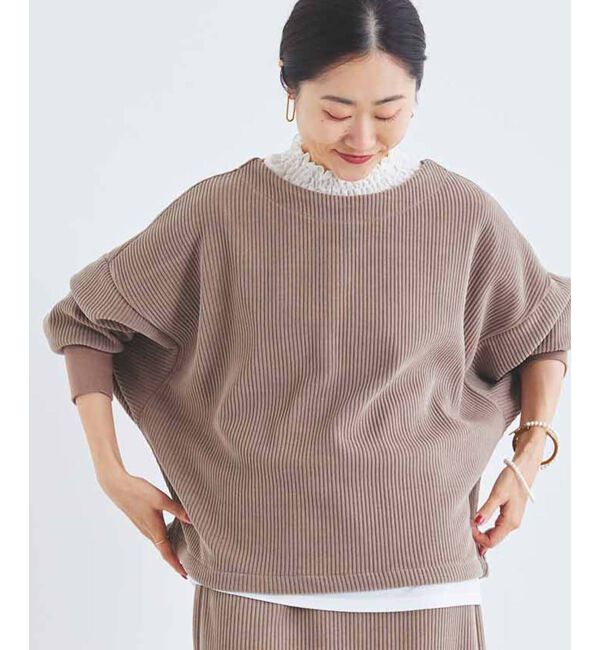 le.coeur blanc「カットコーデュロイプルオーバー&スカートセット」|その他|