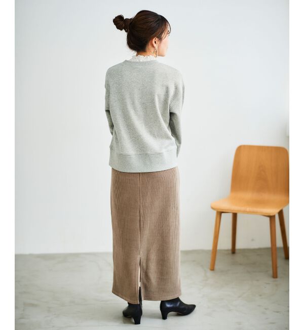 le.coeur blanc「カットコーデュロイプルオーバー&スカートセット」|その他|
