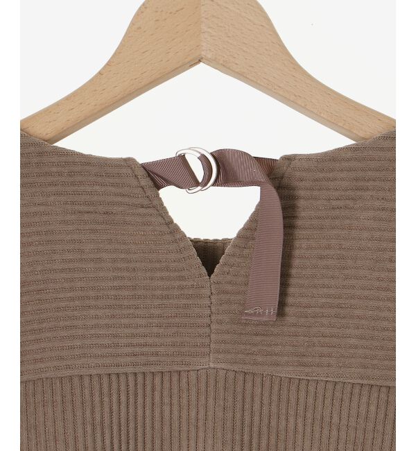 le.coeur blanc「カットコーデュロイプルオーバー&スカートセット」|その他|