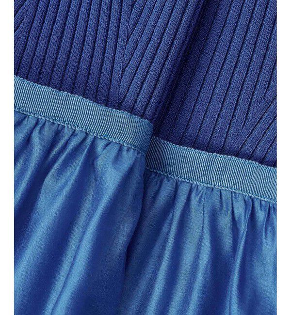 allureville「ニットコンビシアオーガンワンピース」|ワンピース|
