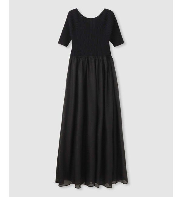 allureville「ニットコンビシアオーガンワンピース」|ワンピース|
