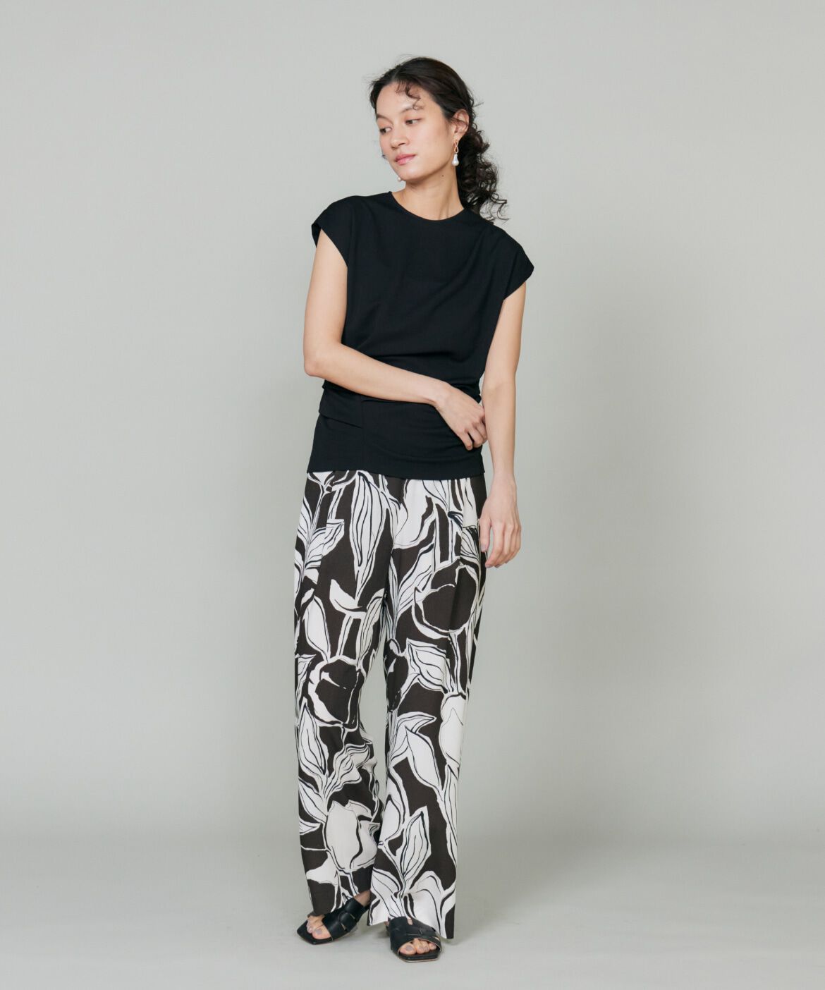 la veille by SUPERIOR CLOSET「《大きいサイズ》ギャザートップス」|シャツ・ブラウス|