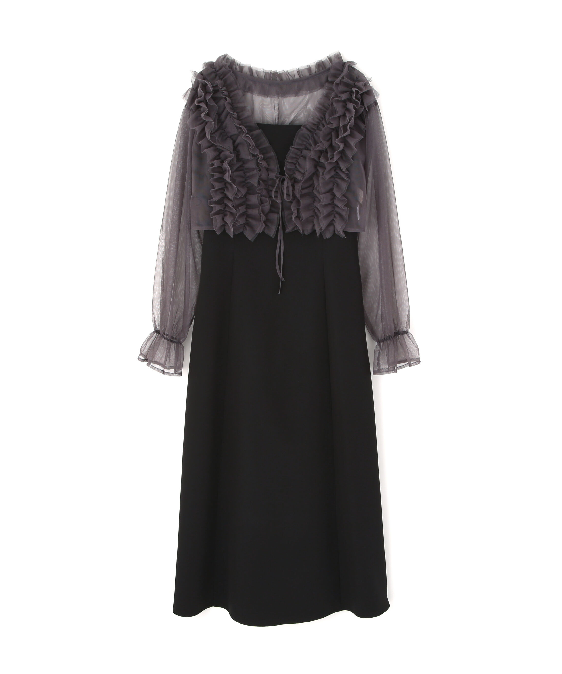 PROPORTION BODY DRESSING「＜L＞ラッフルボレロセットアップ　26SS」|ワンピース|