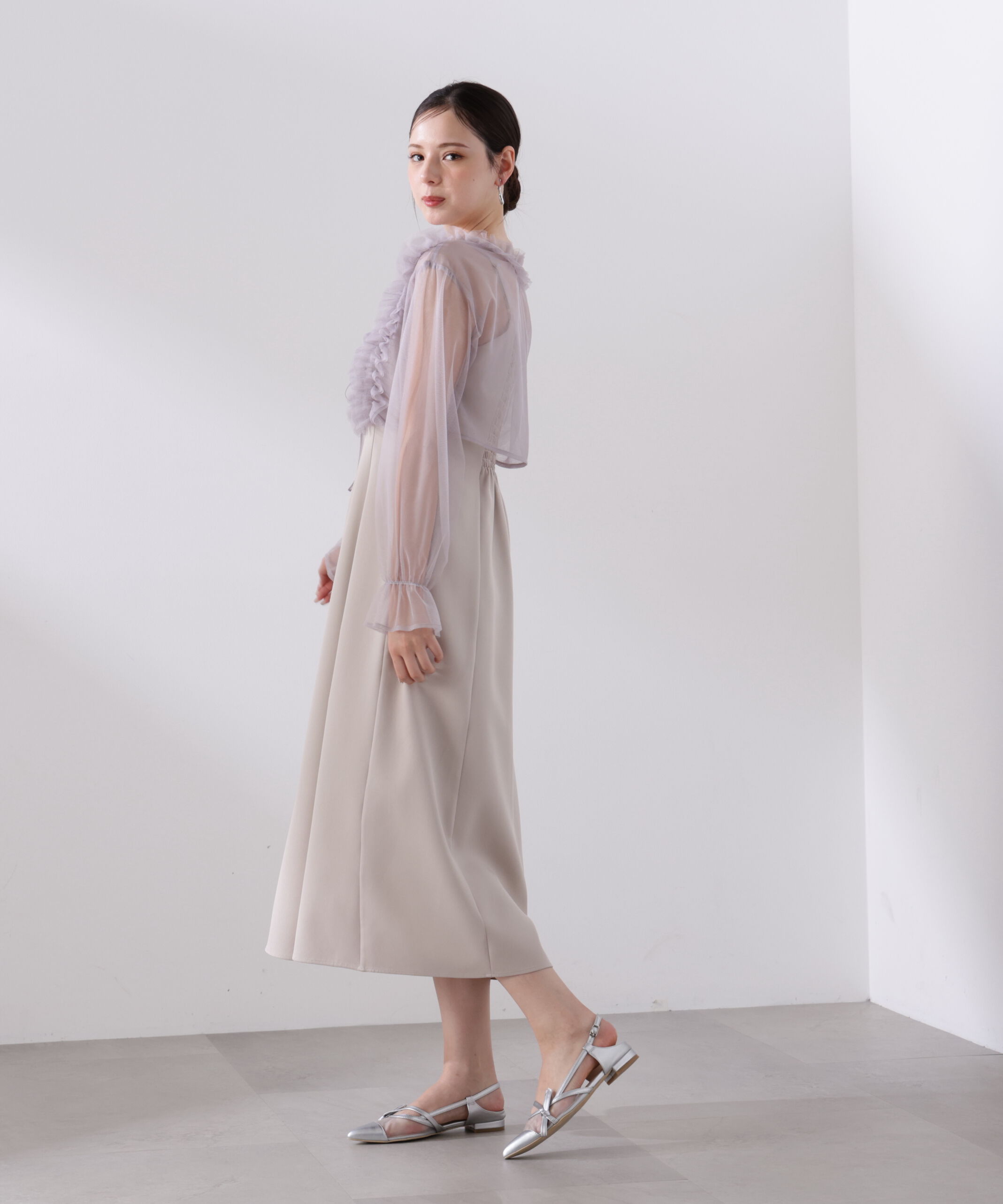 PROPORTION BODY DRESSING「＜L＞ラッフルボレロセットアップ　26SS」|ワンピース|