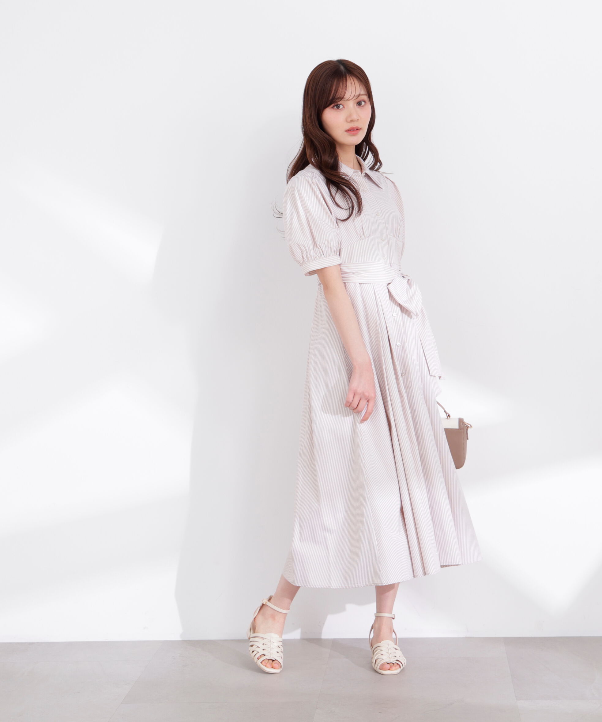PROPORTION BODY DRESSING「レイヤードカラーシャツワンピース 26SS」|ワンピース|