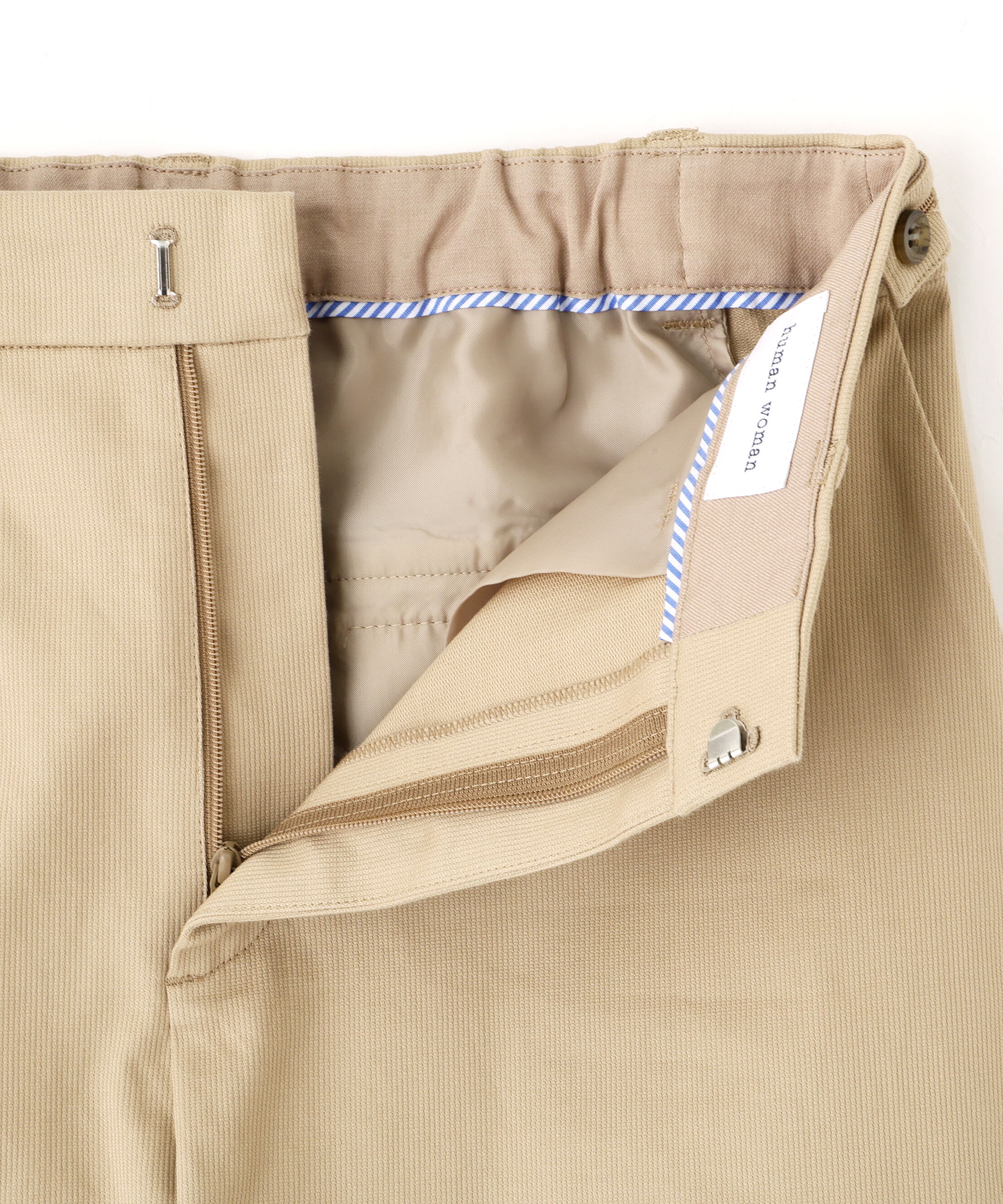  「《名品 / ストレッチ素材》ピケストレッチ細身ストレートパンツ」|その他|