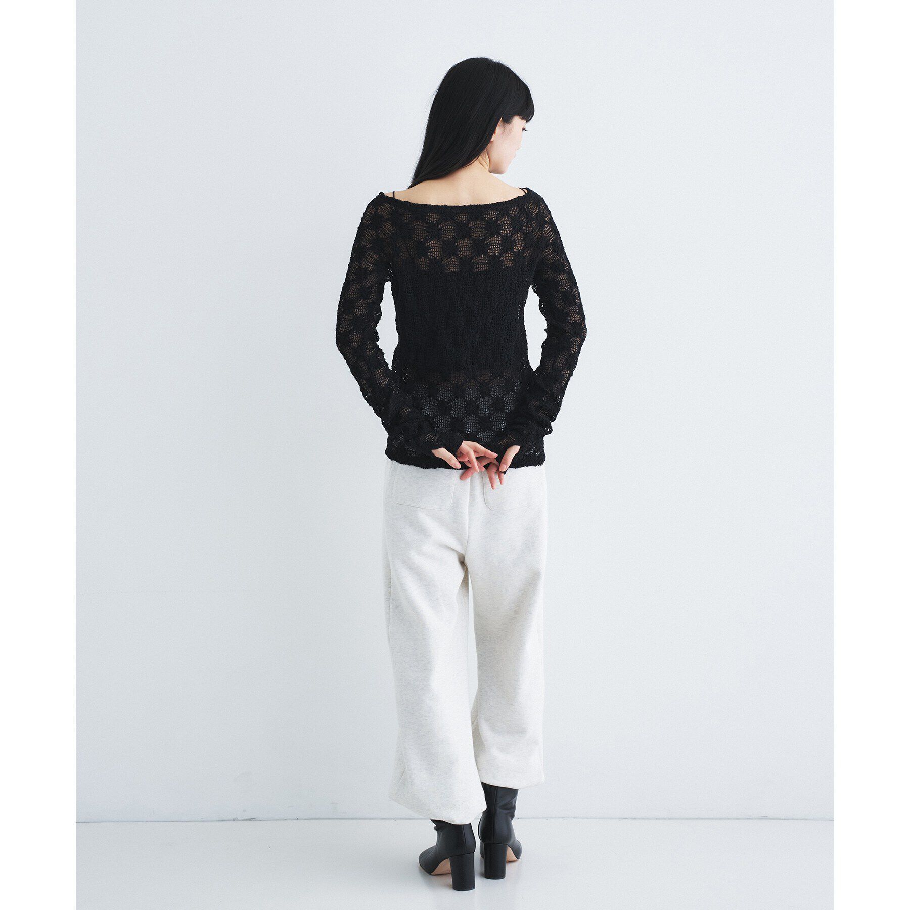 CODE A「【Re】floral lace tops」|Tシャツ・カットソー|
