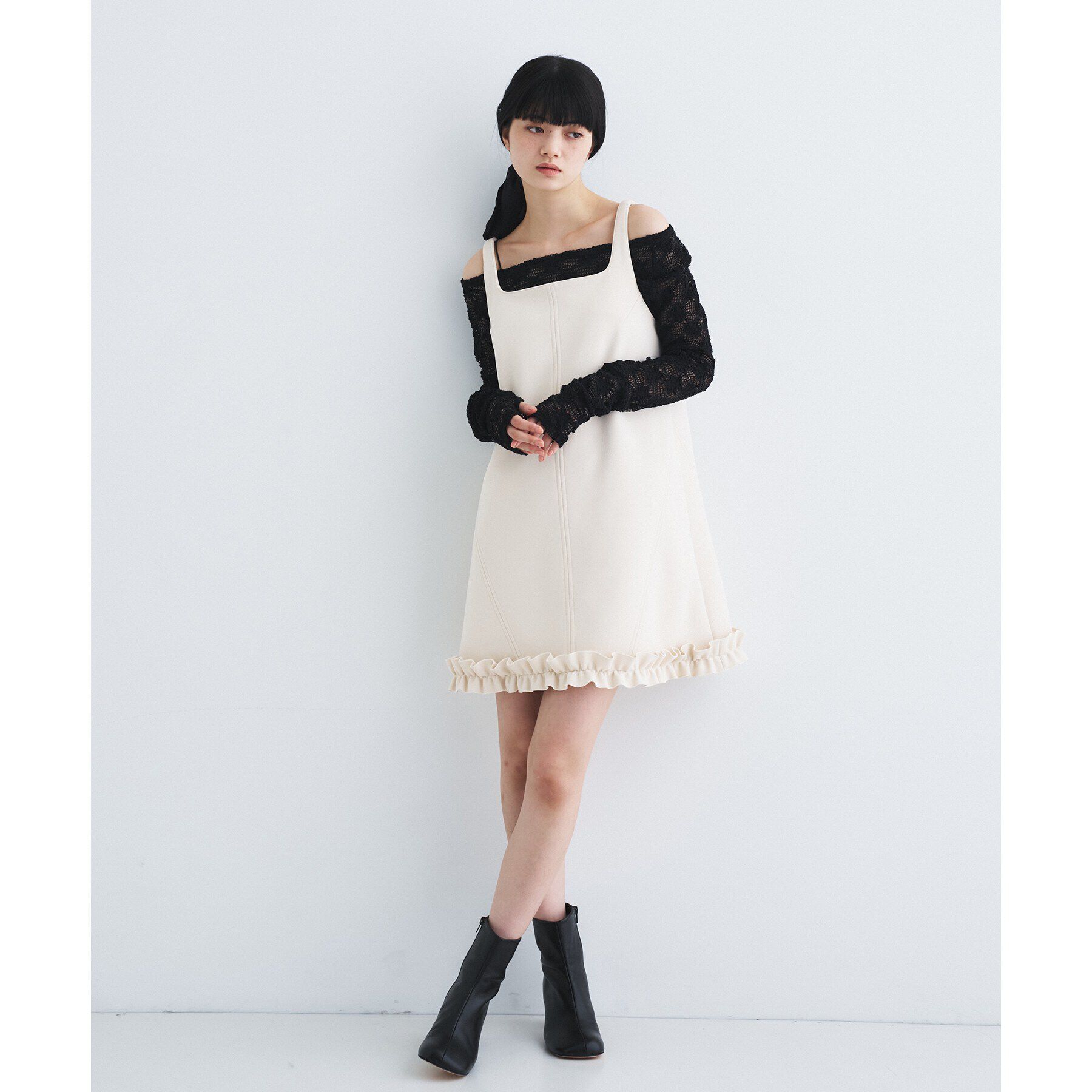 CODE A「【Re】floral lace tops」|Tシャツ・カットソー|