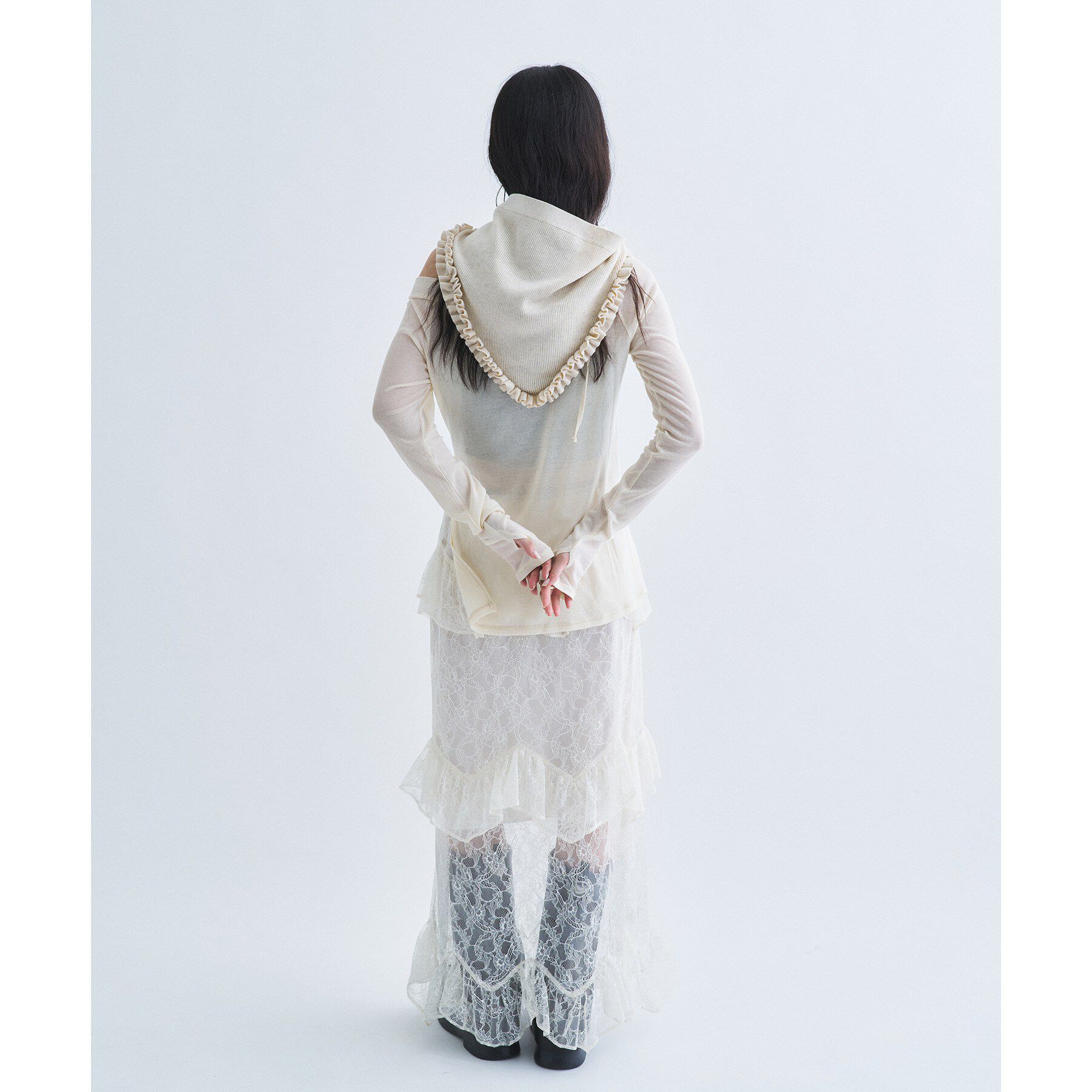 CODE A「tie neck boat top」|Tシャツ・カットソー|