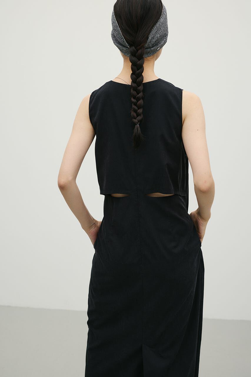 STYLEMIXER「マットサテンバックオープンワンピース」|ワンピース|