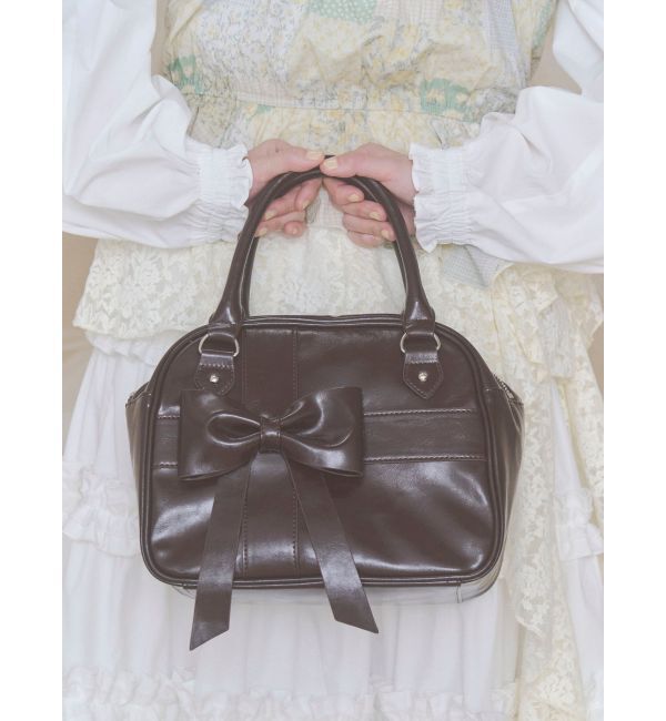 merry jenny「bow ribbon gift bag」|その他|ブラウン