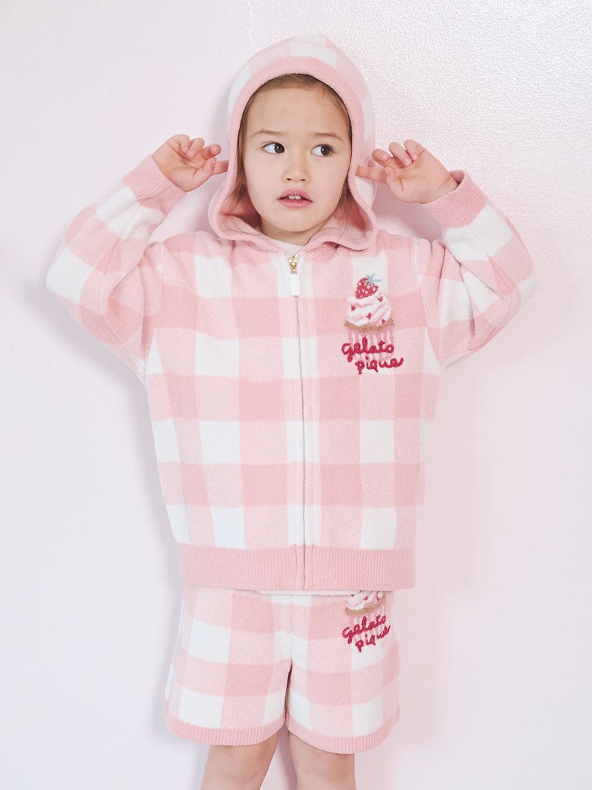 GELATO PIQUE KIDS & BABY「【KIDS】エアリーモコギンガムチェック柄ショートパンツ」|その他|