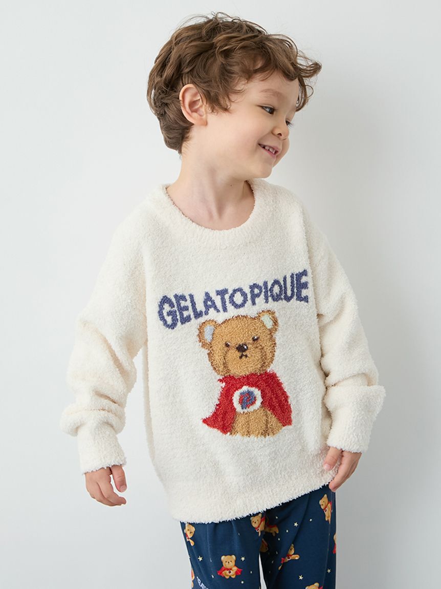 GELATO PIQUE KIDS & BABY「【KIDS】ベビモコヒーローベアジャガードプルオーバー」|プルオーバー|