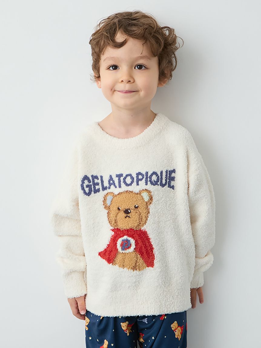 GELATO PIQUE KIDS & BABY「【KIDS】ベビモコヒーローベアジャガードプルオーバー」|プルオーバー|