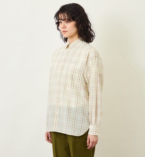 MACKINTOSH PHILOSOPHY「GREY LABEL ボイルチェックレギュラーカラーシャツ」|シャツ・ブラウス|