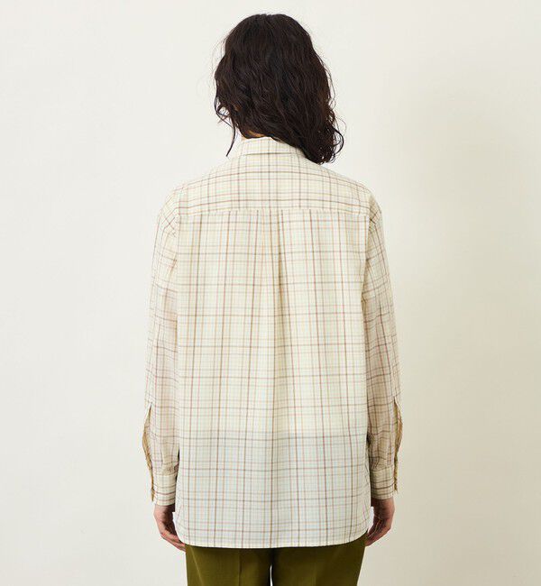 MACKINTOSH PHILOSOPHY「GREY LABEL ボイルチェックレギュラーカラーシャツ」|シャツ・ブラウス|
