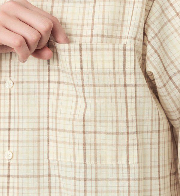 MACKINTOSH PHILOSOPHY「GREY LABEL ボイルチェックレギュラーカラーシャツ」|シャツ・ブラウス|