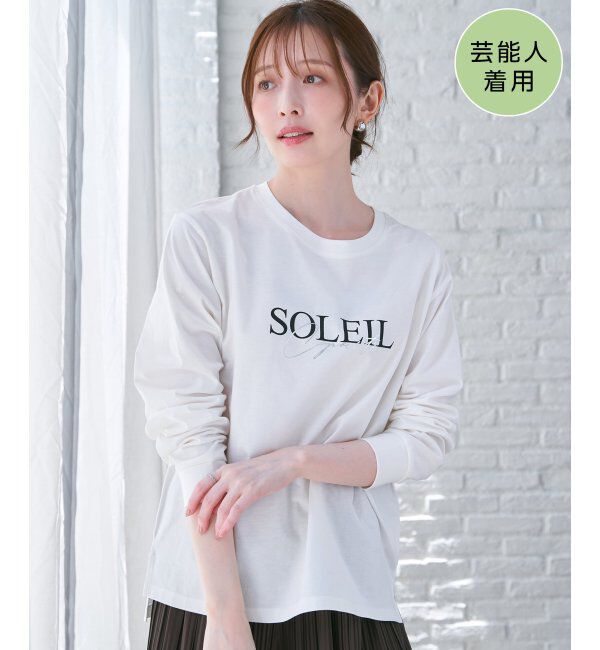 ikka「ロゴフォトプリントスウェットＴ」|Tシャツ・カットソー|ホワイト