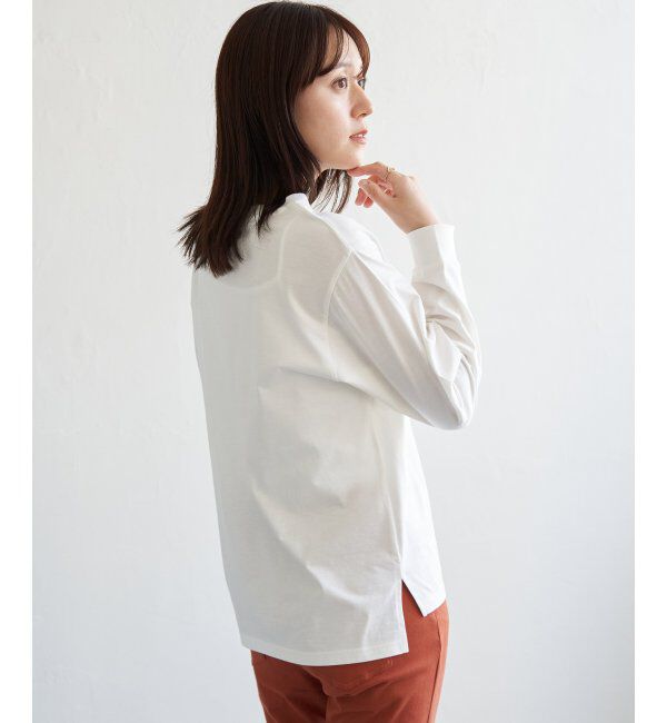 ikka「ロゴフォトプリントスウェットＴ」|Tシャツ・カットソー|