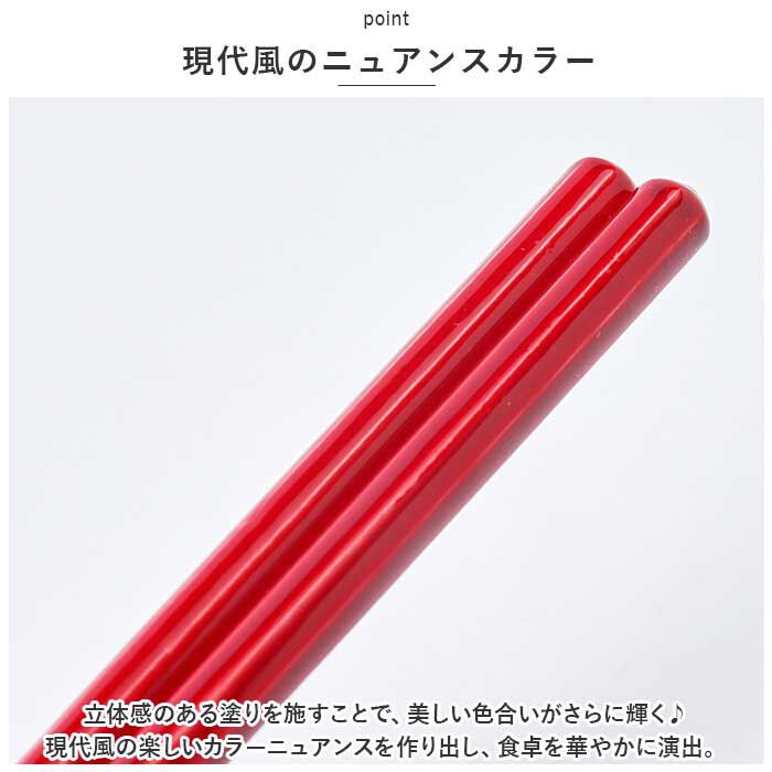 BACKYARD FAMILY「箸 おしゃれ 通販 にっぽん伝統色 色透かし 23cm 一膳 はし ギフト シンプル 贈り物」|食器・キッチングッズ|