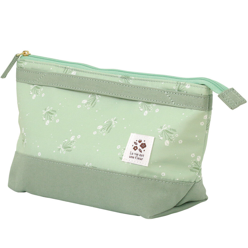 BACKYARD FAMILY「保冷 ランチポーチ 通販 LABCLIP ラボクリップ ランチバッグ お弁当袋 弁当袋 弁当 包み」|食器・キッチングッズ|グリーン1