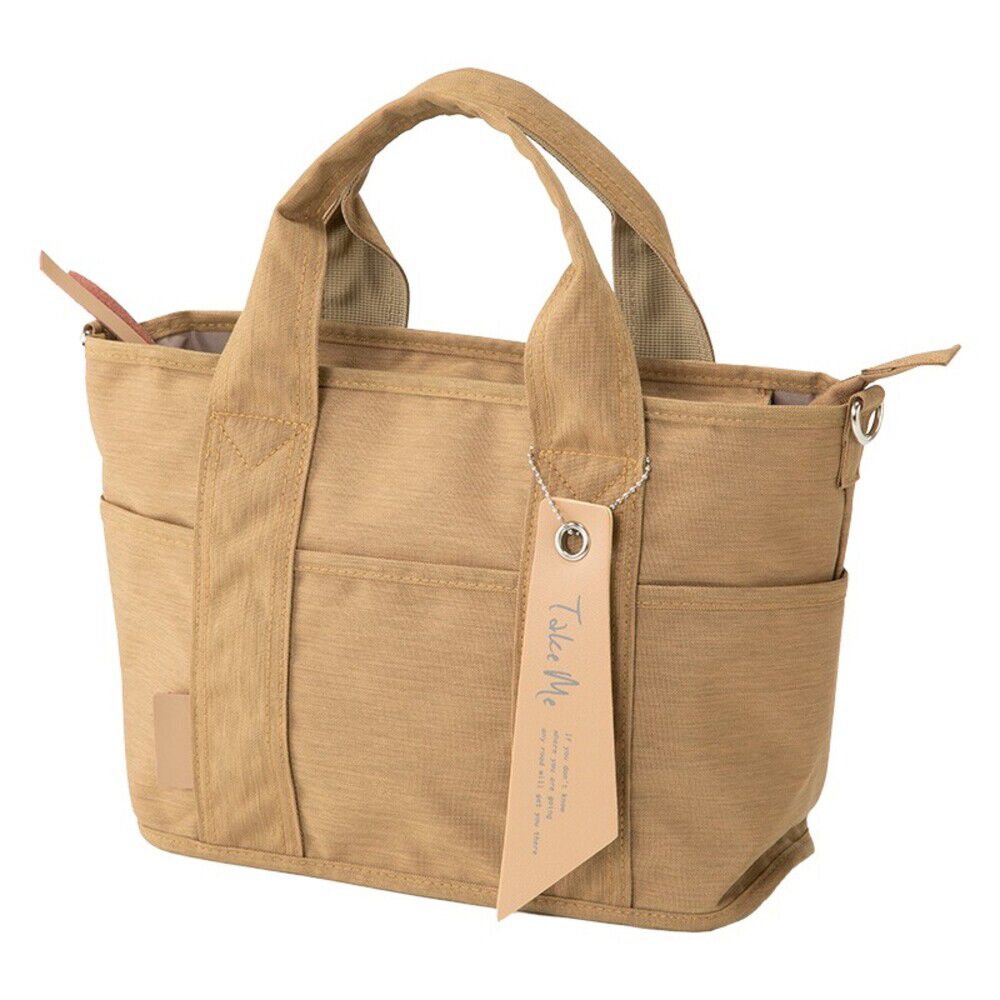 BACKYARD FAMILY「トートバッグ レディース 通販 Take Me 9pocket Totebag ショルダーバッグ」|トートバッグ|ベージュ1