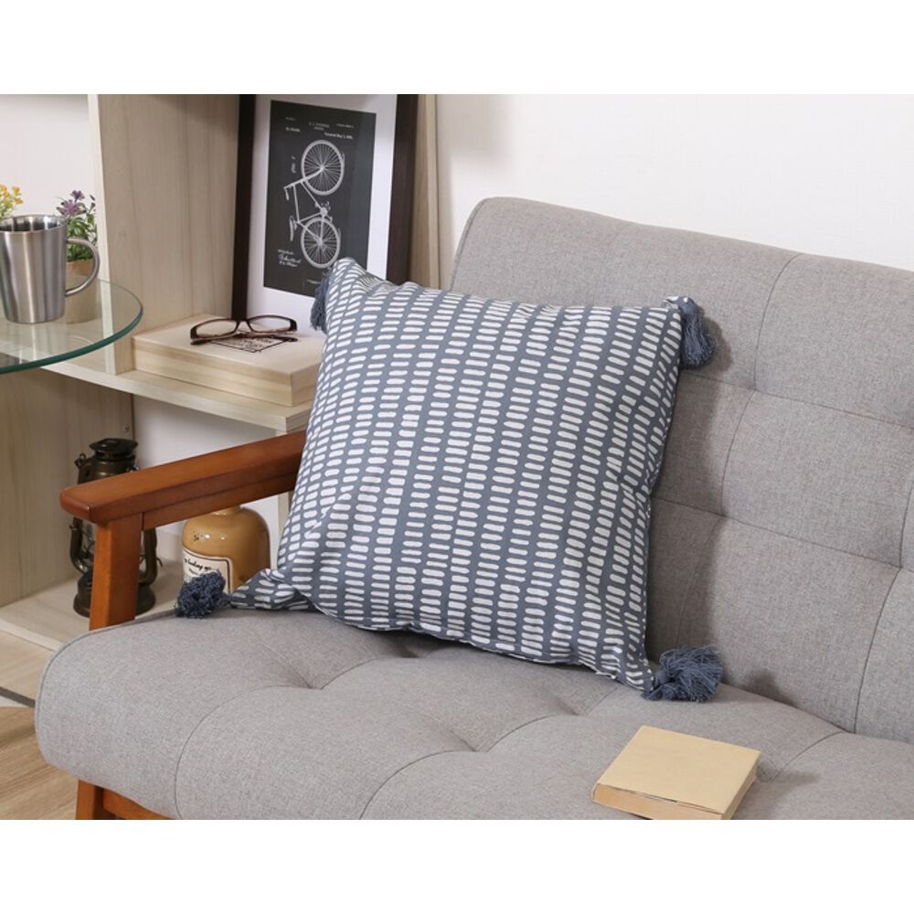 BACKYARD FAMILY「クッションカバー 45&times;45cm 綿 通販 クッション カバー 45 45cm おしゃれ さらさら」|その他|ブルー1