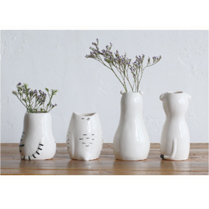 BACKYARD FAMILY「フラワーベース 陶器 通販 Scenery シナリー 花瓶 花器 動物 かわいい 花」|その他|