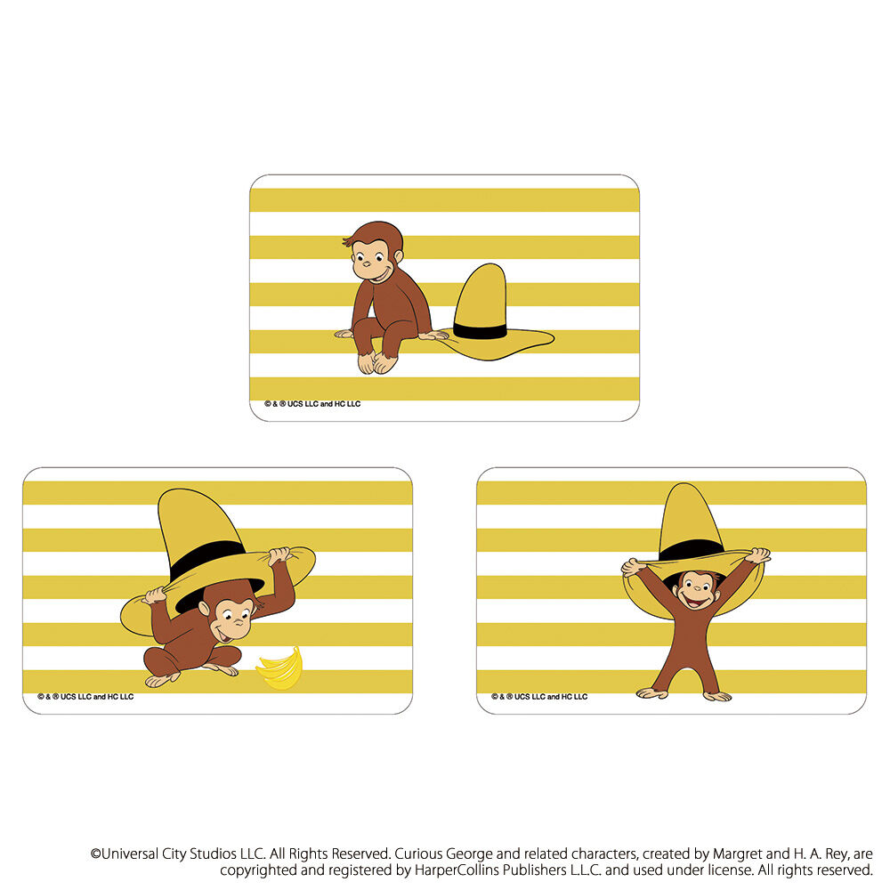 BACKYARD FAMILY「おさるのジョージ グッズ 通販 Curious George ステッカー まじかる百貨店ステッカー」|その他|
