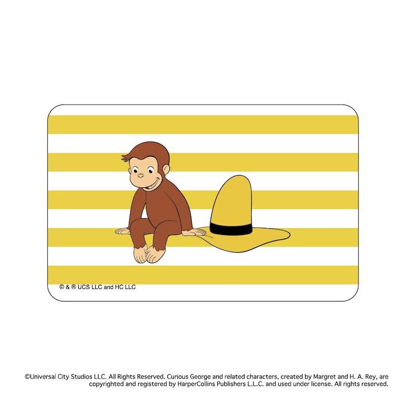 BACKYARD FAMILY「おさるのジョージ グッズ 通販 Curious George ステッカー まじかる百貨店ステッカー」|その他|