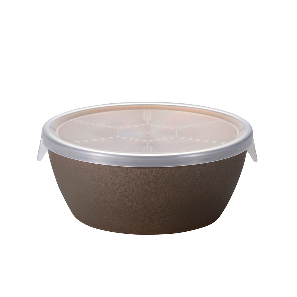 BACKYARD FAMILY「日本製 ボウル ラップフリー 通販 レンジパック 保存容器 抗菌加工 食洗機対応 電子レンジ対応」|食器・キッチングッズ|ブラウン1