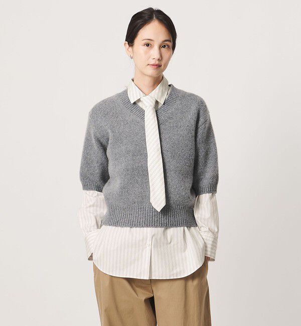 UNITED ARROWS「コットン タイ シャツ」|シャツ・ブラウス|
